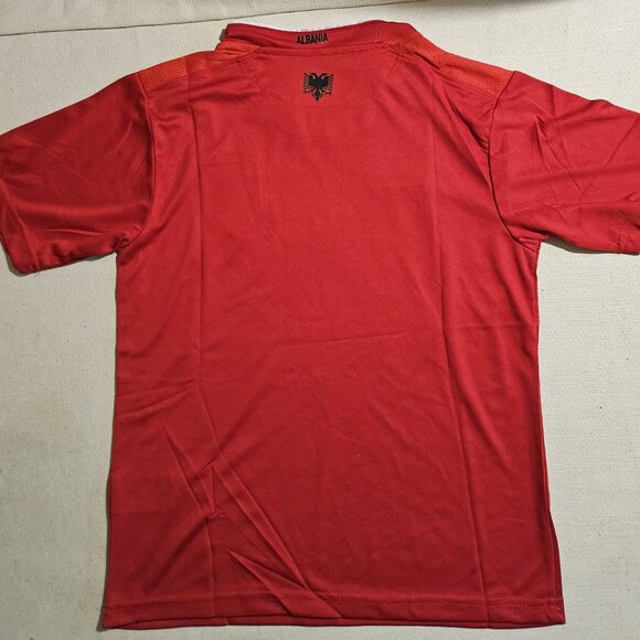 Macron Albania Youth Football Soccer Jersey & Shorts - Boys' Size 24 (M) - Picture 4 of 10